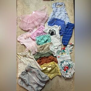 Bundle-Newborn-3M Baby Girl Cloths Tutu, Dresses and Shorts